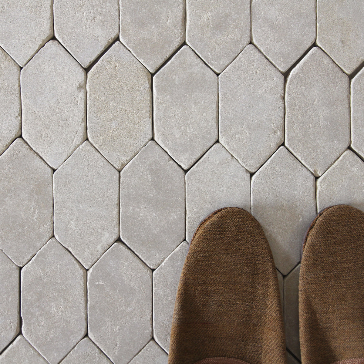 Moroccan Limestone Picket Meknes by Tiles of Ezra