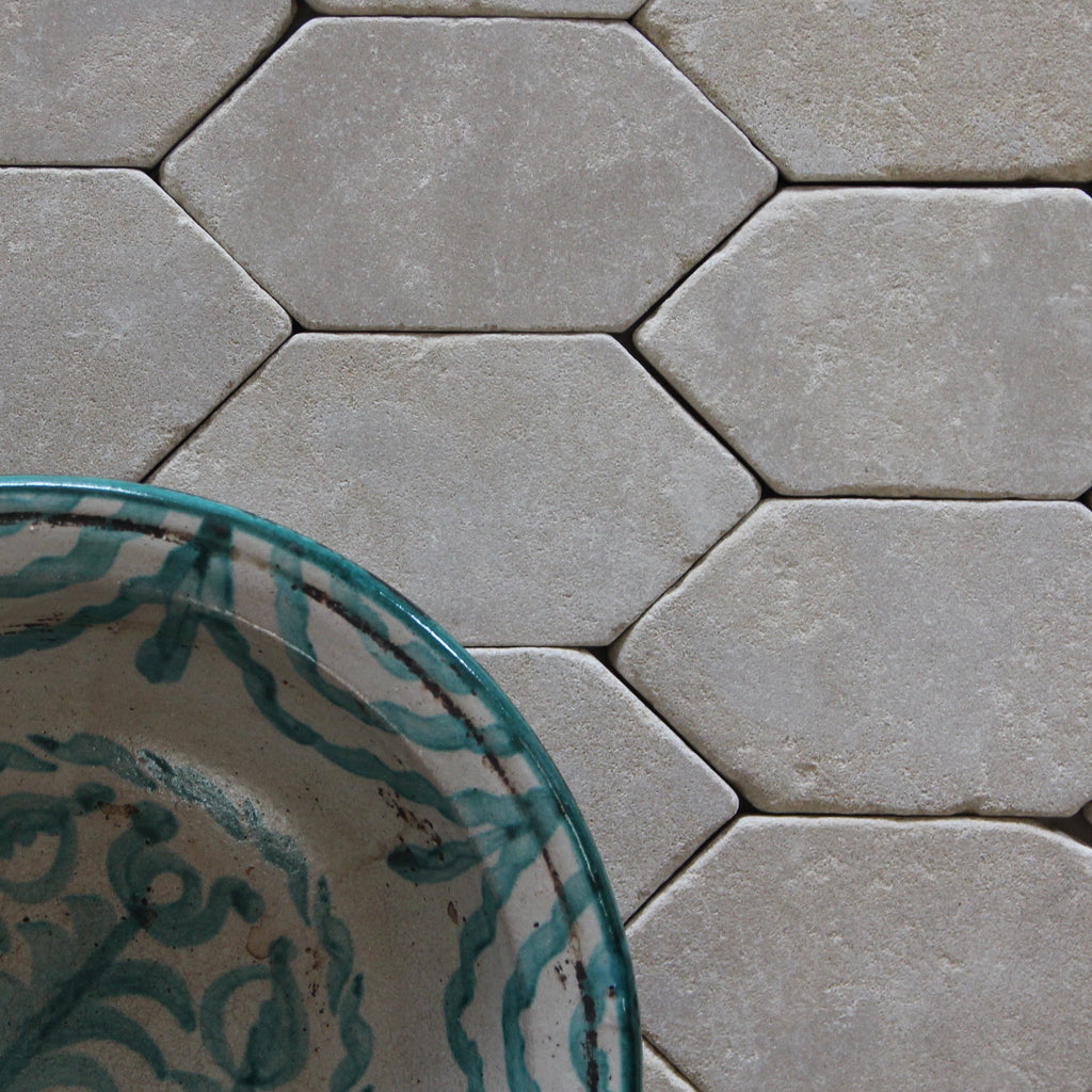Moroccan Limestone Picket Meknes by Tiles of Ezra