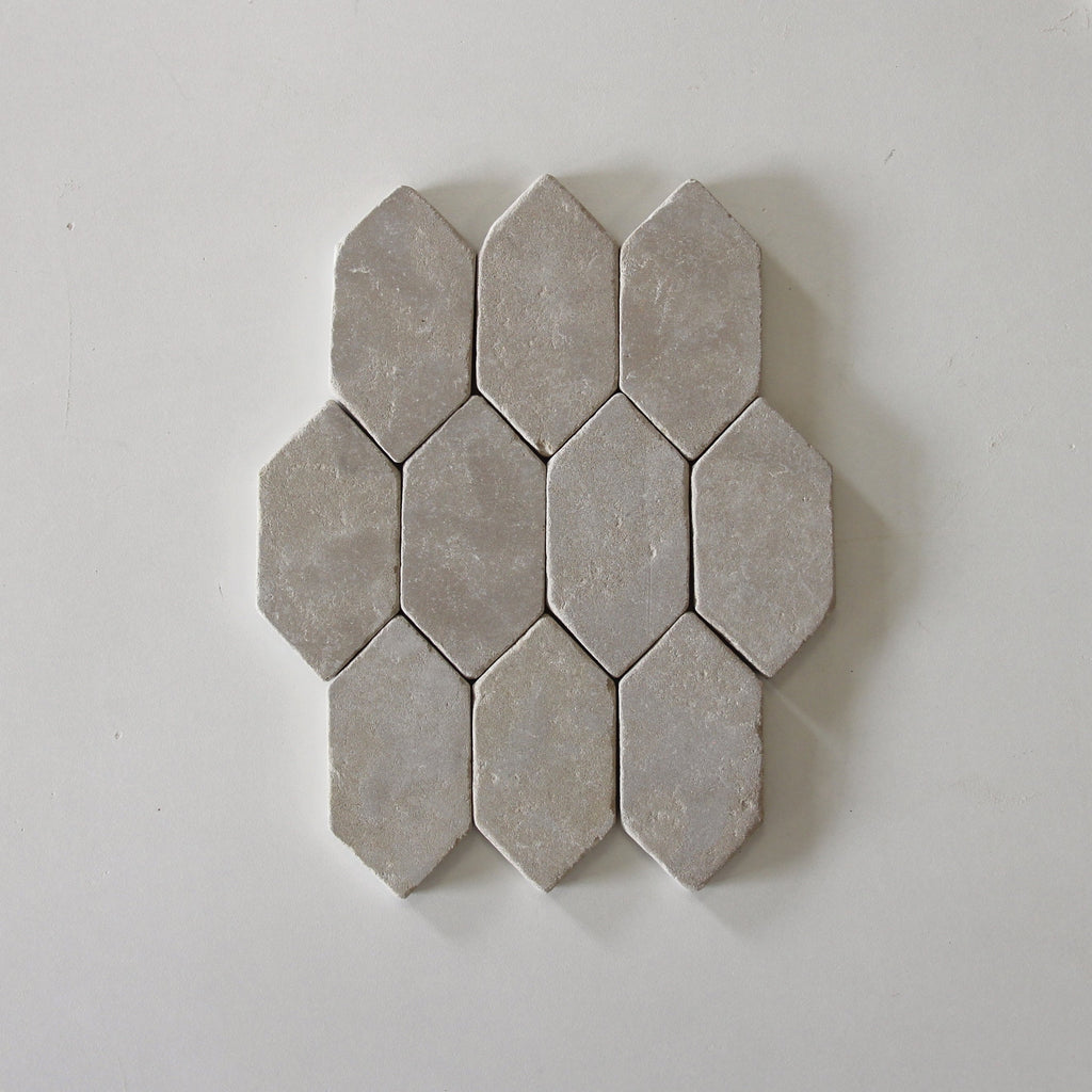 Moroccan Limestone Picket Meknes by Tiles of Ezra