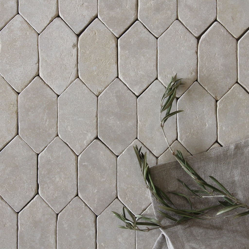Moroccan Limestone Picket Meknes by Tiles of Ezra