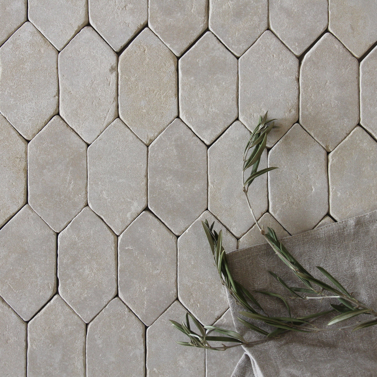 Moroccan Limestone Picket Meknes by Tiles of Ezra