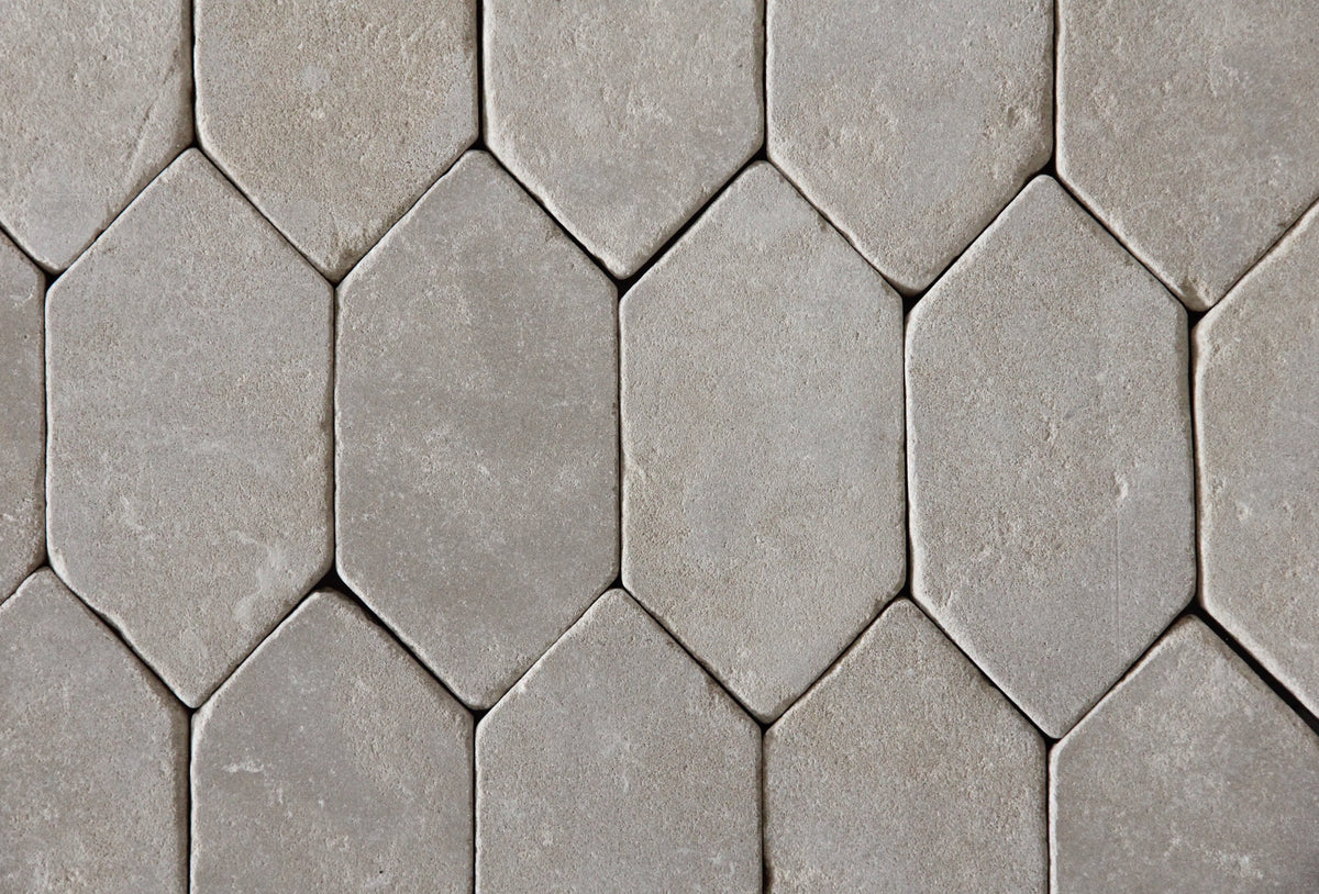 Moroccan Limestone Picket Meknes by Tiles of Ezra