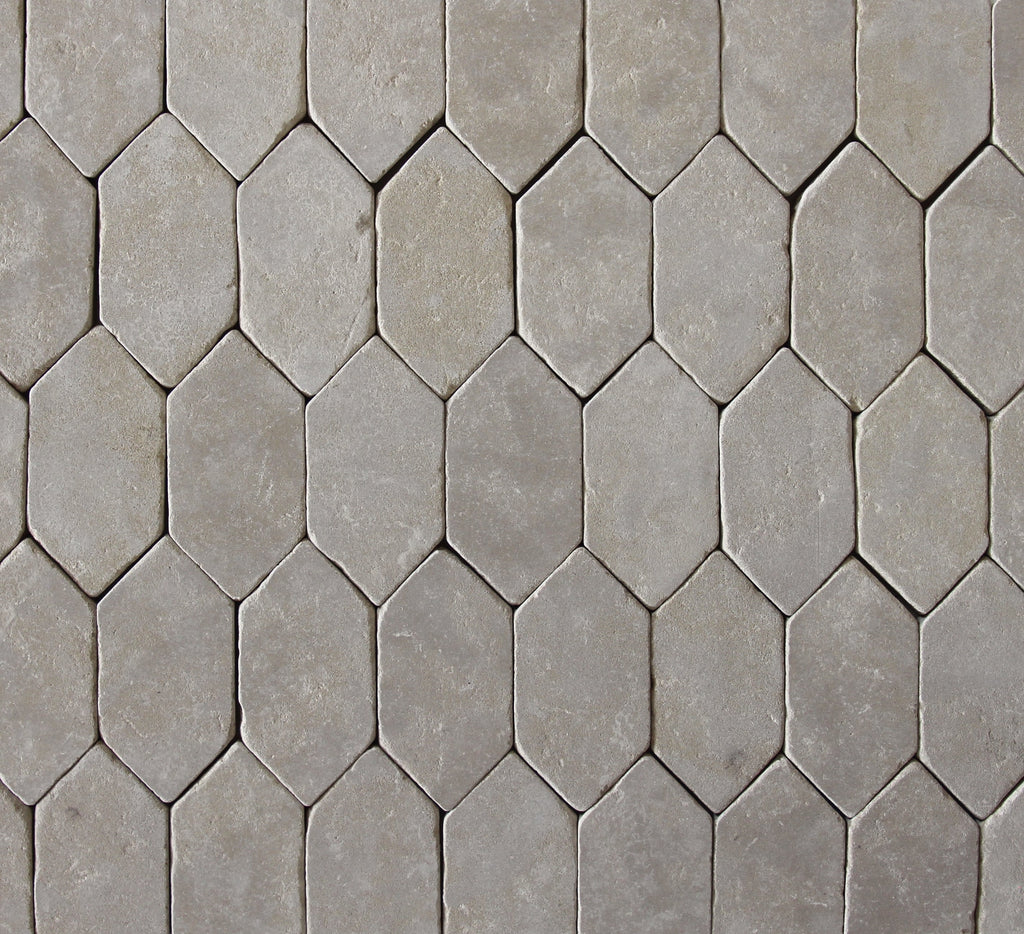 Moroccan Limestone Picket Meknes by Tiles of Ezra