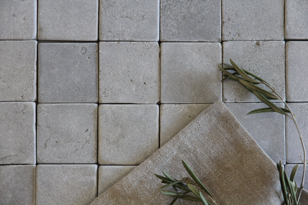 Moroccan Limestone Pebble Atlas by Tiles of Ezra