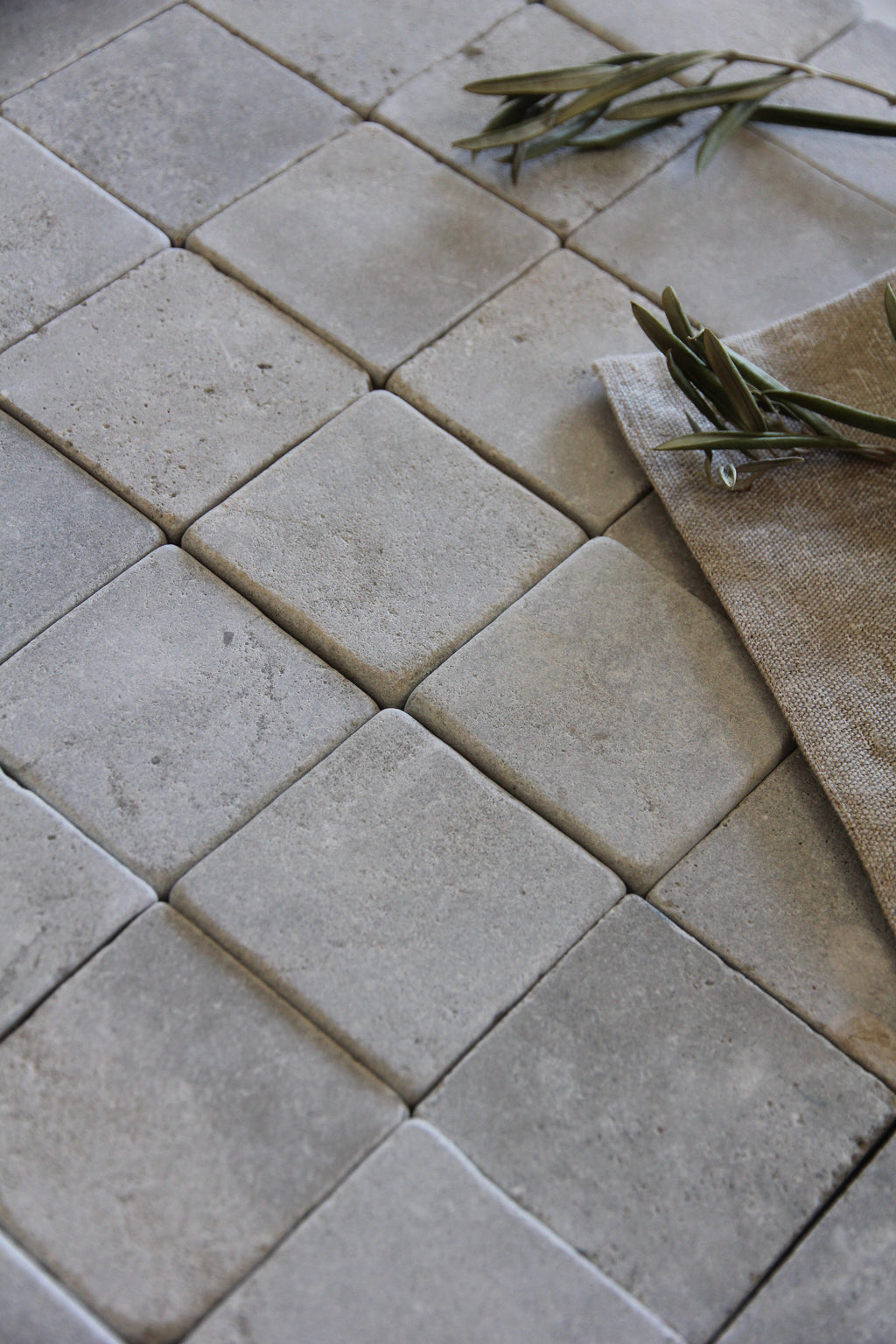 Moroccan Limestone Pebble Atlas by Tiles of Ezra
