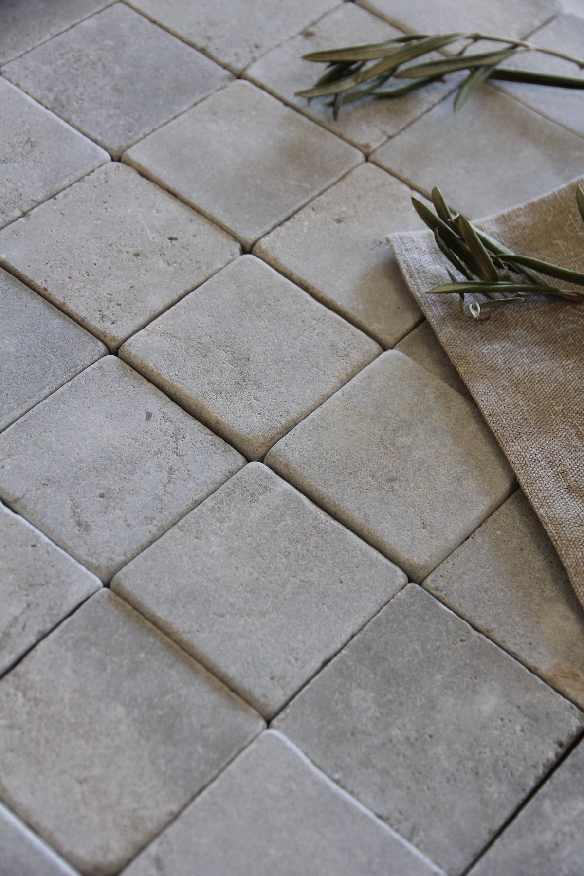 Moroccan Limestone Pebble Atlas by Tiles of Ezra