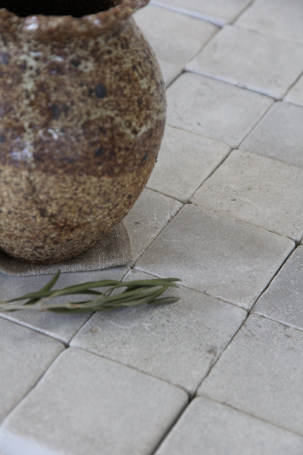 Moroccan Limestone Pebble Atlas by Tiles of Ezra