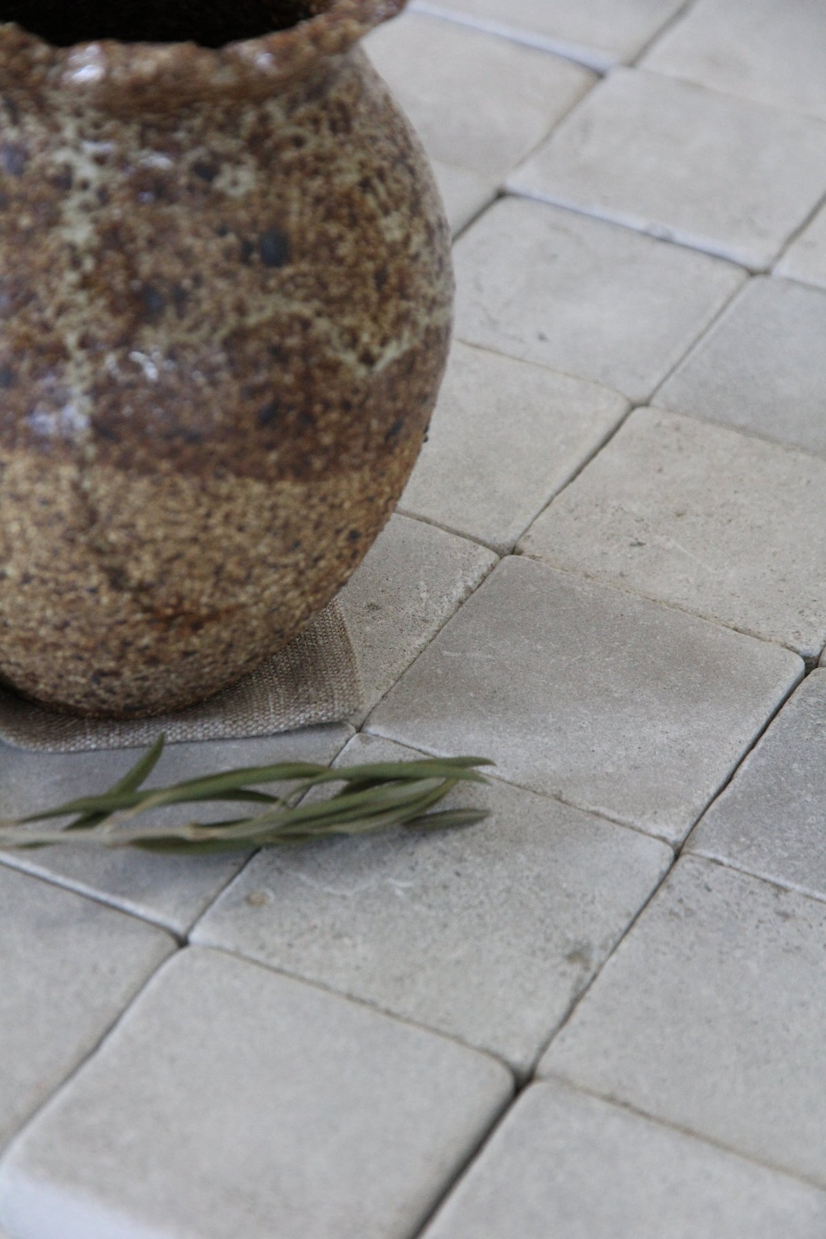 Moroccan Limestone Pebble Atlas by Tiles of Ezra