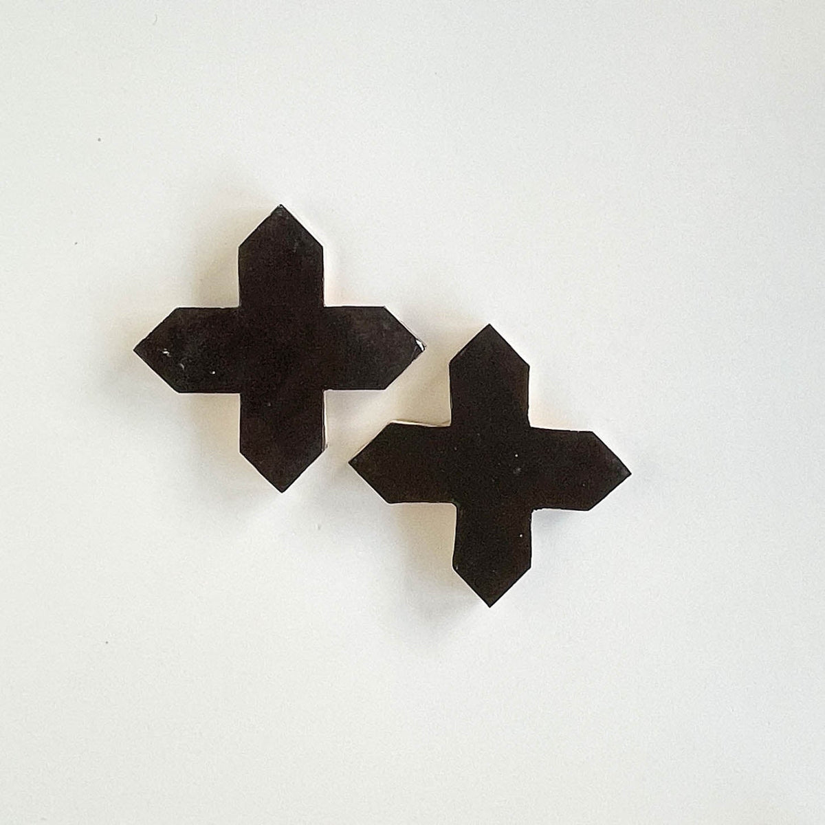Moroccan Zellige Star + Cross Chocolate by Tiles of Ezra