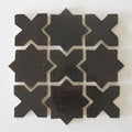 Moroccan Zellige Star + Cross Chocolate by Tiles of Ezra