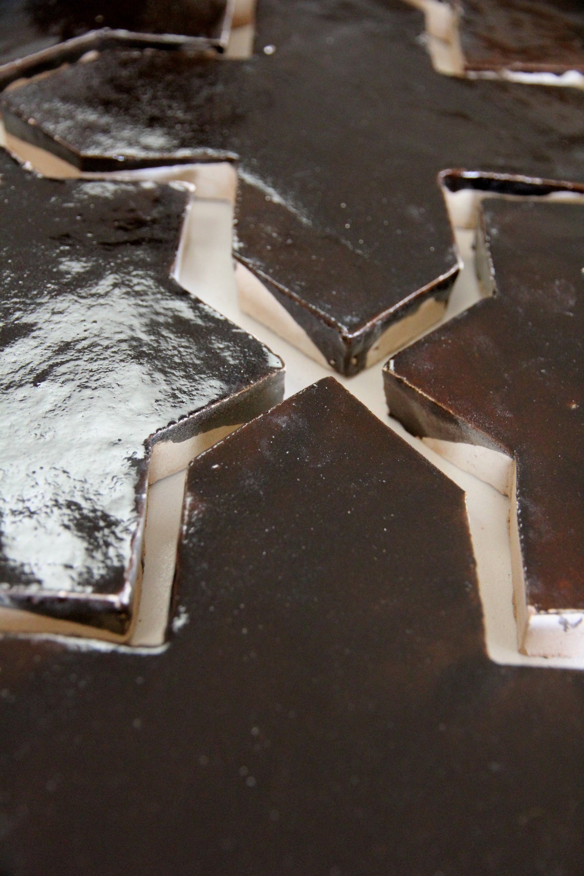 Moroccan Zellige Star + Cross Chocolate by Tiles of Ezra