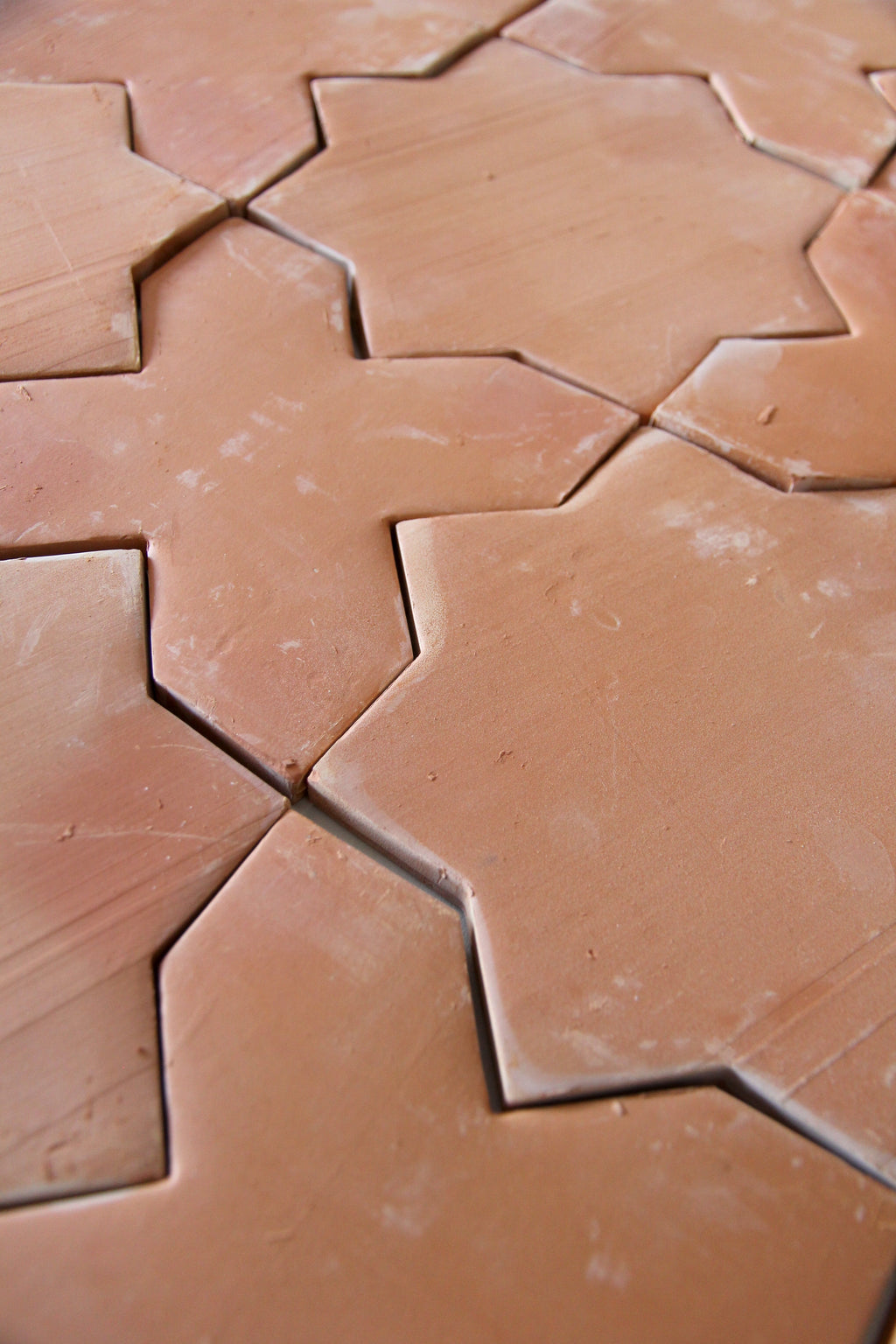Clay Collective Star + Cross Red Clay by Tiles of Ezra