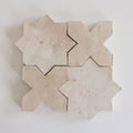 Moroccan Zellige Star + Cross Clay by Tiles of Ezra