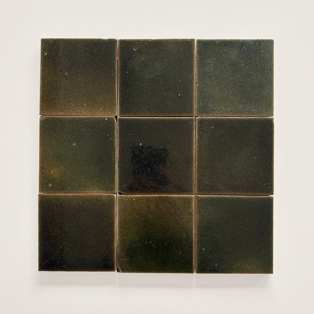 Tierra Square Oscuro by Tiles of Ezra