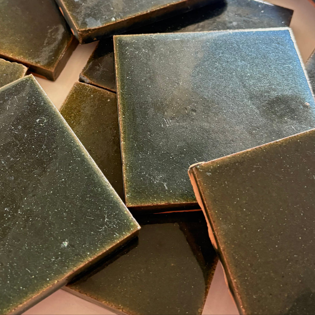 Tierra Square Oscuro by Tiles of Ezra