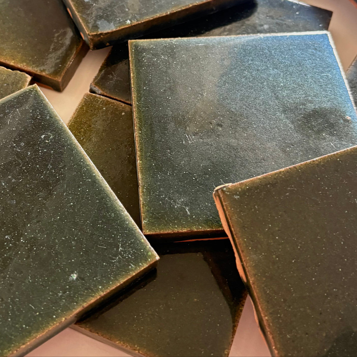 Tierra Square Oscuro by Tiles of Ezra
