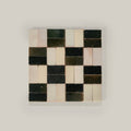 Tierra Checker Cream Oscuro by Tiles of Ezra