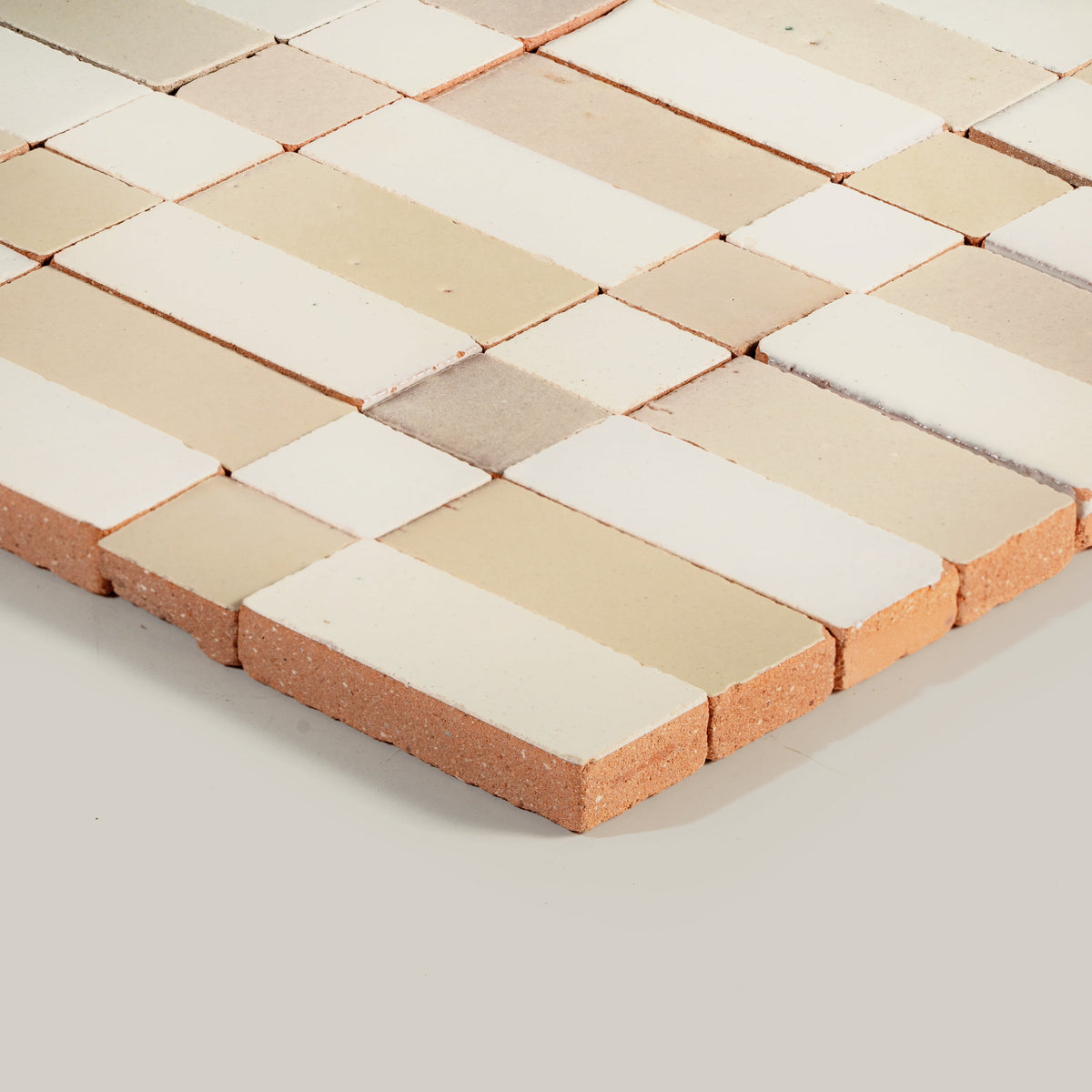 Tierra Plaid Cream Nieve by Tiles of Ezra