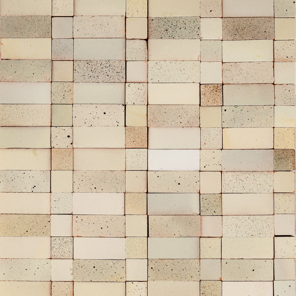 Tierra Plaid Cream Singe by Tiles of Ezra