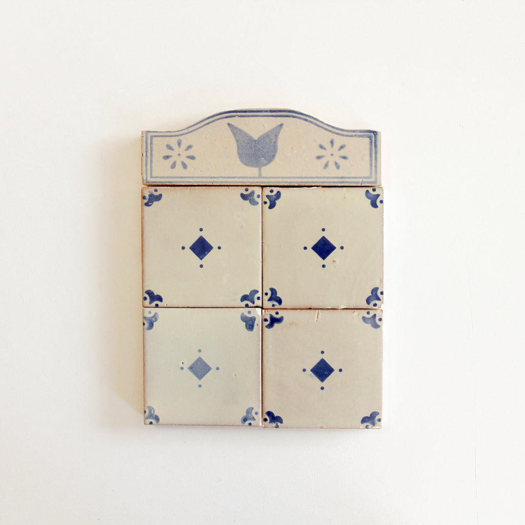 Amano Flor Azul Border by Tiles of Ezra