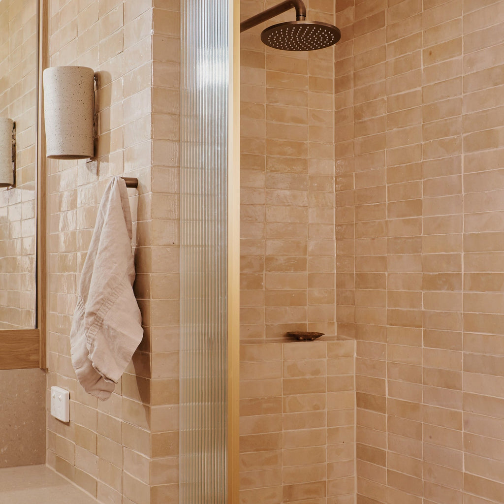 Moroccan Zellige Thin Bejmat Latte by Tiles of Ezra