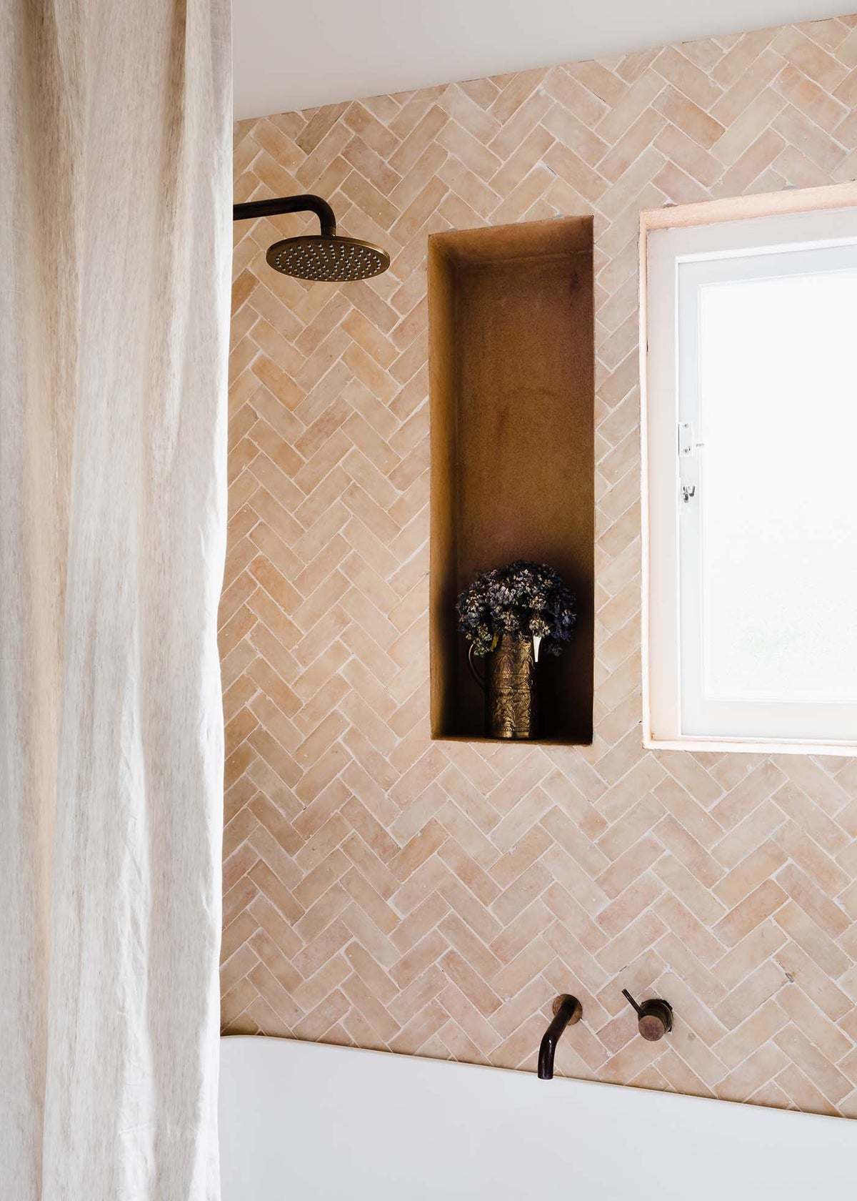 Moroccan Zellige Thin Bejmat Clay by Tiles of Ezra