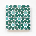 Moroccan Zellige Roseta Mosaic Snow + Forest + Poseidon by Tiles of Ezra