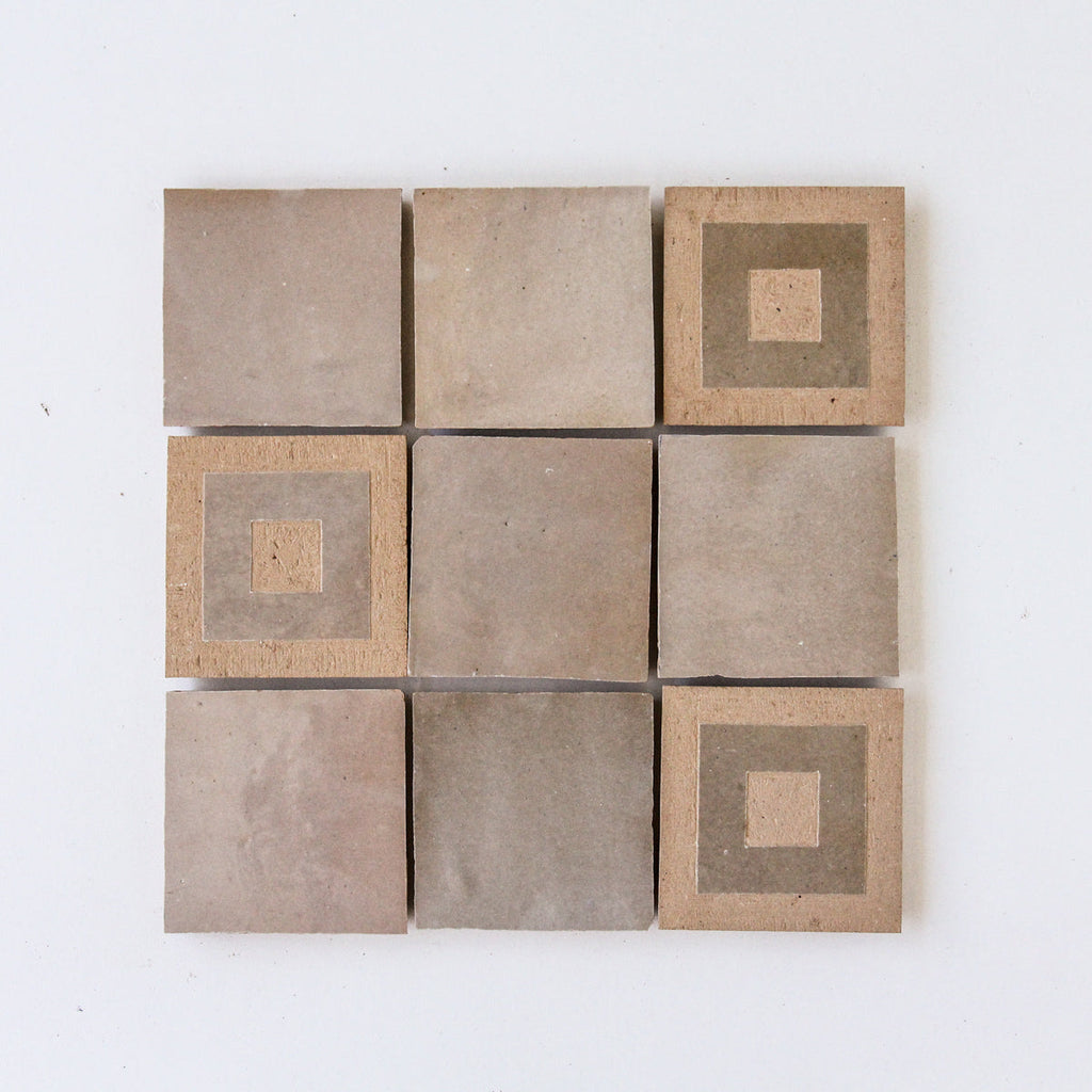 Moroccan Zellige Cubo Latte by Tiles of Ezra