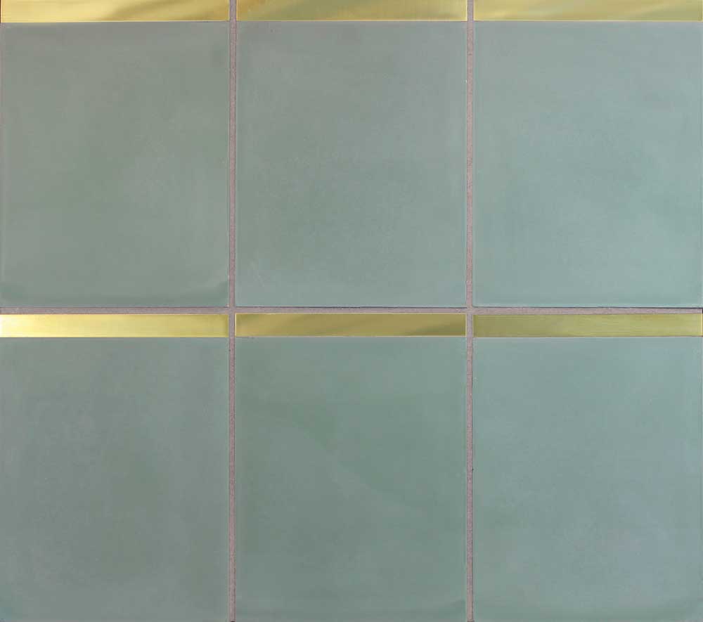 Kavim 2 | Green W/Brass by Tabarka Studio