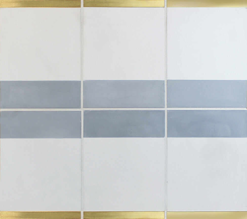 Kavim 3 | White & Gray W/Brass by Tabarka Studio