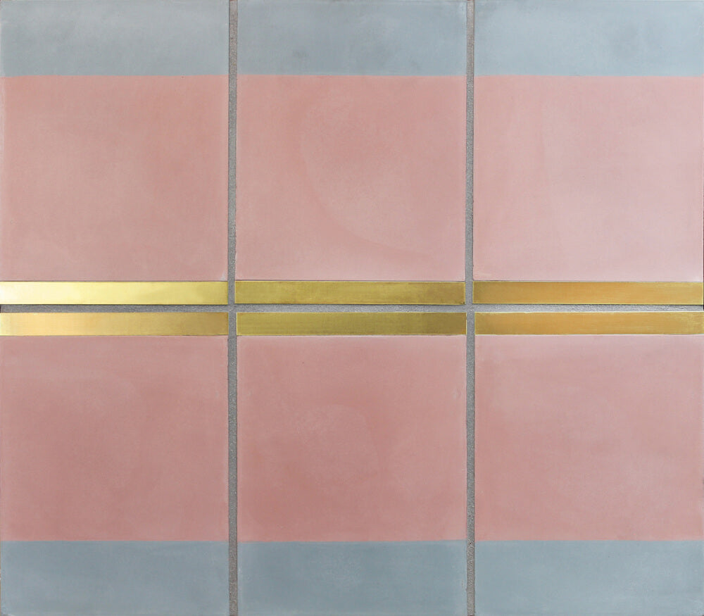 Kavim 3 | Rose & Gray W/Brass by Tabarka Studio