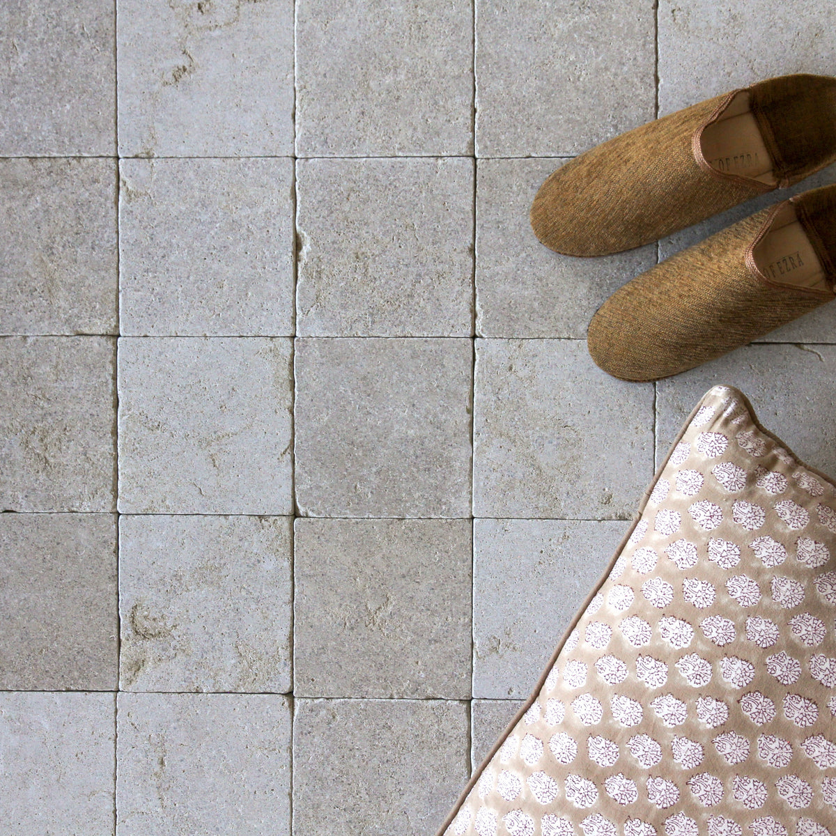 Moroccan Limestone Field Sahara by Tiles of Ezra