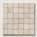 Diana Royal Tumbled 2x2 Marble Mosaic — 12 × 12 × 3/8 in