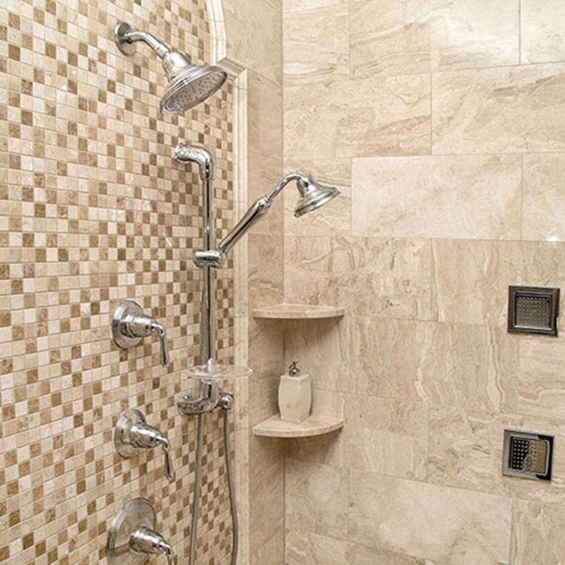 Diana Royal Polished Marble Tile — 6 × 12 × 3/8 mic. bev. in