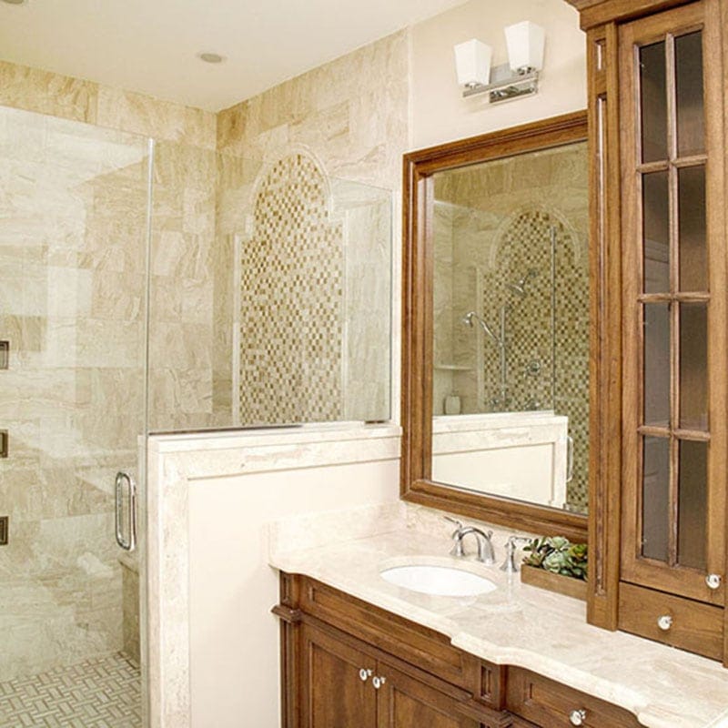 Diana Royal Polished Marble Tile — 6 × 12 × 3/8 mic. bev. in