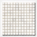 Bianco Dolomiti Classic Honed 1x1 Marble Mosaic — 12 × 12 × 3/8 in