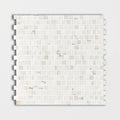 Calacatta Gold Polished 5/8x5/8 Marble Mosaic — 12 × 12 × 3/8 in
