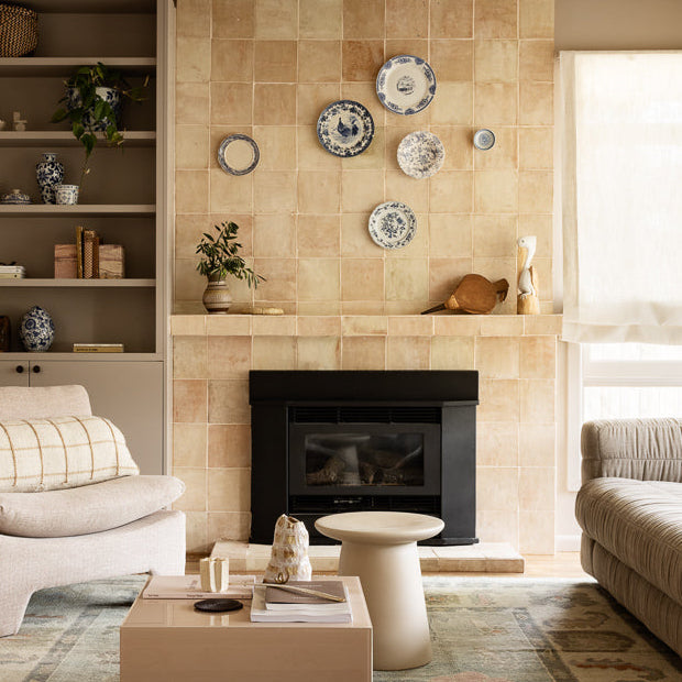 Moroccan Zellige Panel Clay by Tiles of Ezra
