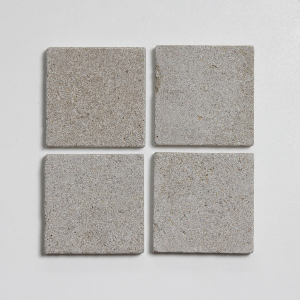 Moroccan Limestone Square Sahara by Tiles of Ezra