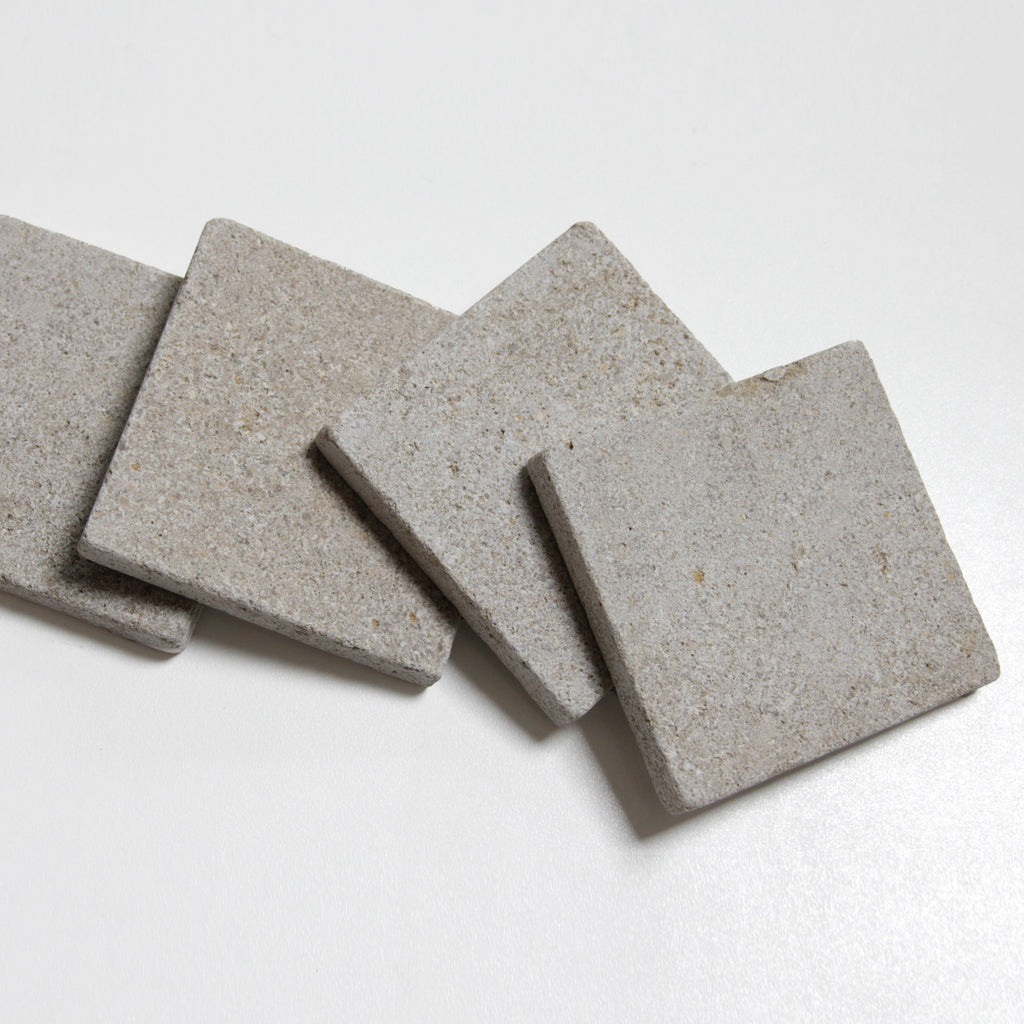 Moroccan Limestone Square Sahara by Tiles of Ezra