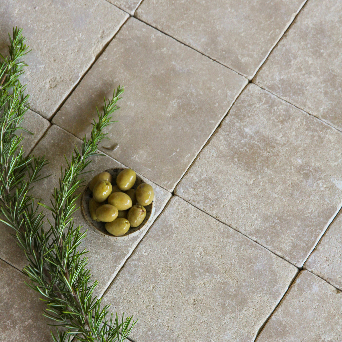 Moroccan Limestone Field Meknes by Tiles of Ezra