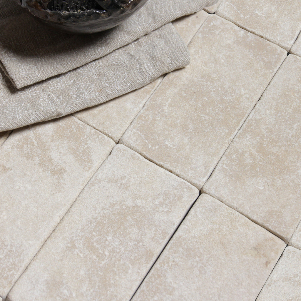 Moroccan Limestone Brick Meknes by Tiles of Ezra
