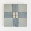 Moroccan Zellige Palacio Mosaic Clear Sky + Duck Egg Blue + Chameleon by Tiles of Ezra