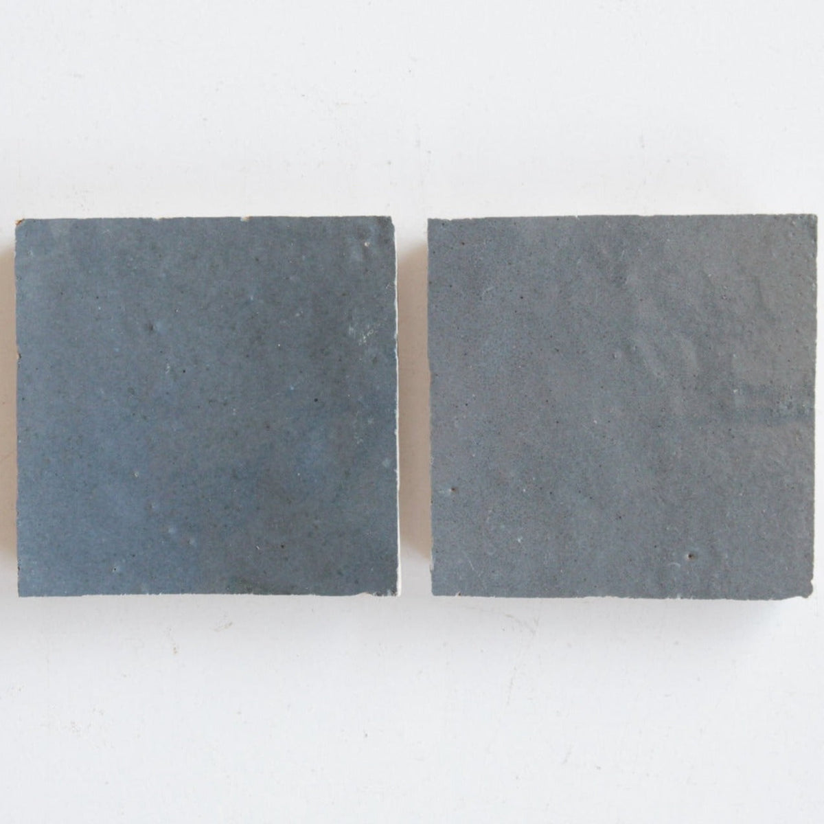 Moroccan Zellige Square Ash Grey by Tiles of Ezra