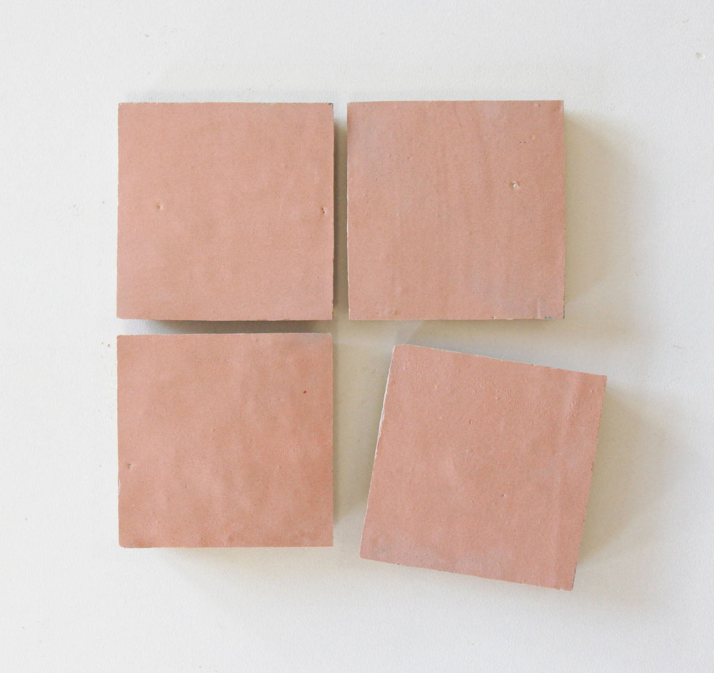 Moroccan Zellige Square Melocoton by Tiles of Ezra