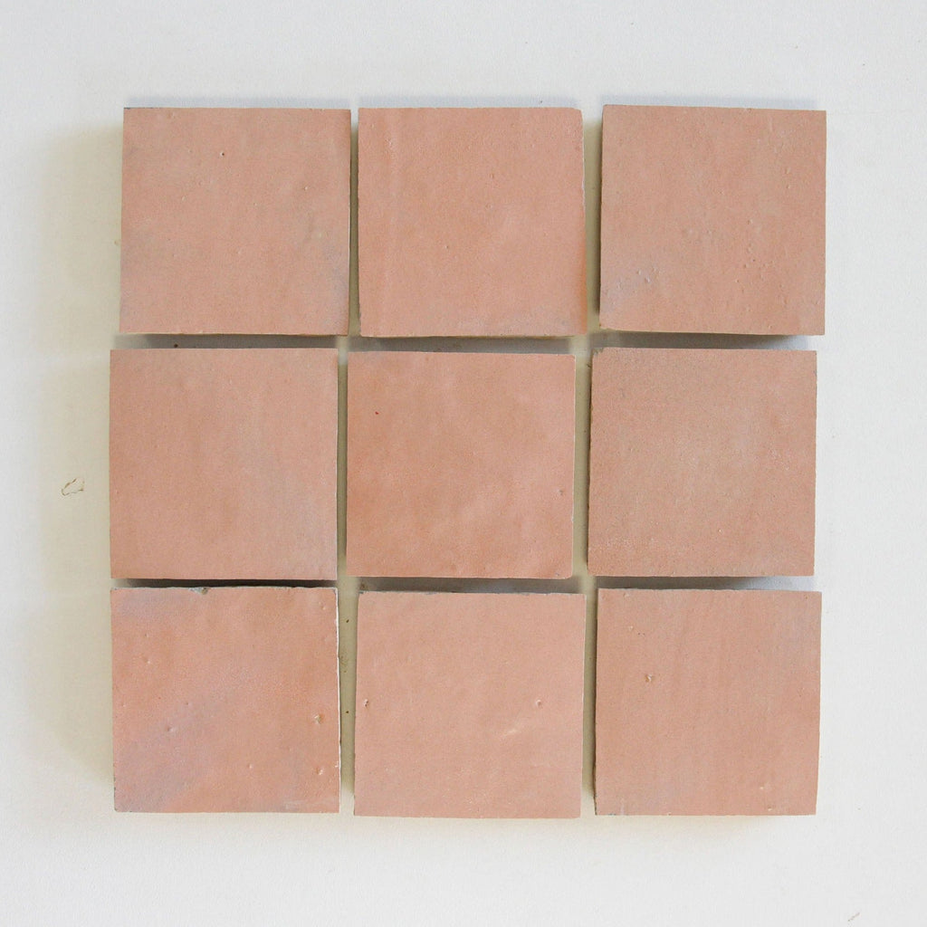 Moroccan Zellige Square Melocoton by Tiles of Ezra