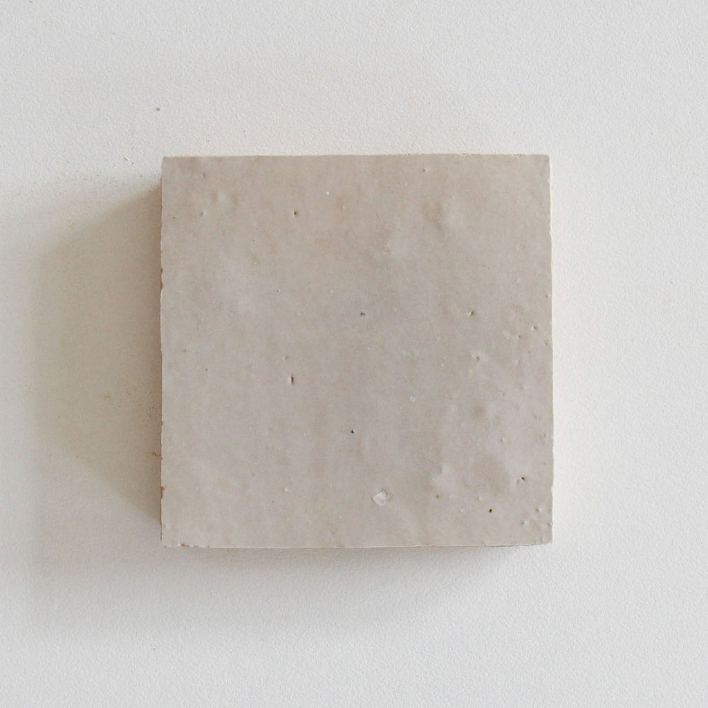 Moroccan Zellige Square Oat by Tiles of Ezra