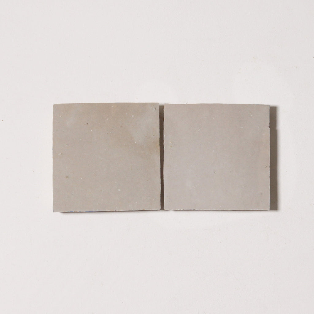 Moroccan Zellige Square Oat by Tiles of Ezra