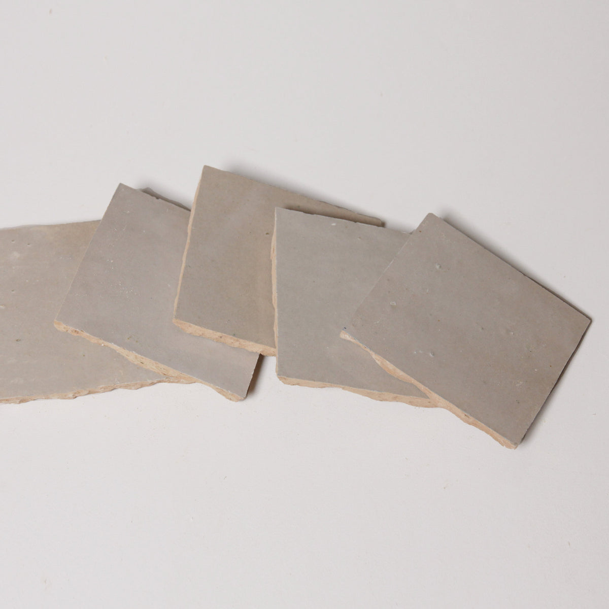Moroccan Zellige Square Oat by Tiles of Ezra