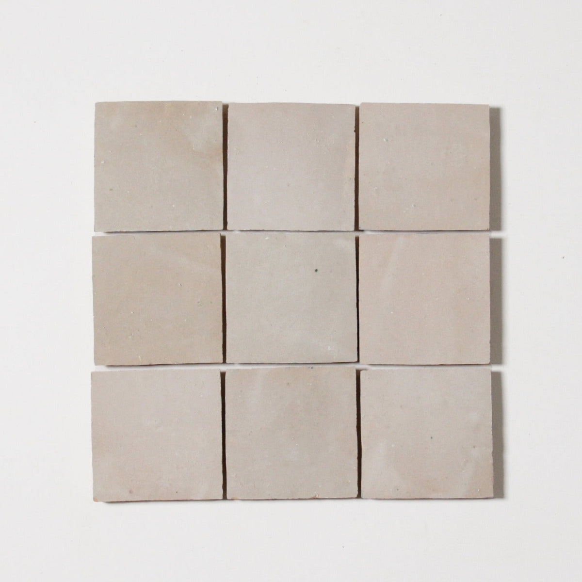 Moroccan Zellige Square Oat by Tiles of Ezra